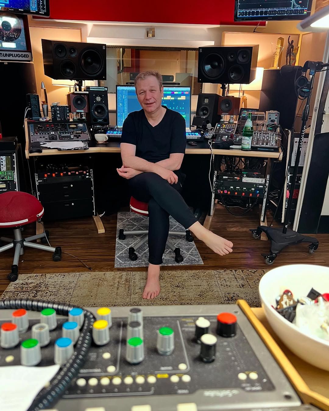Mathias Roska im heimischen Studio — Produzent an seiner Workstation